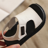 Chaussures noires d'été bon marché pour garçons de 10 ans