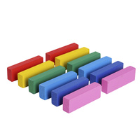 Logo personnalisé 54 pièces mini tour de culbutage en bois jeu éducatif de blocs de construction à faire soi-même