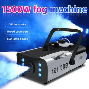 SHTX Hochleistungs-LED 1500 W Nebelmaschine für Bühne DJ Disco rgb Rauchmaschine mit Fernbedienung DJ-Lichter 1800 W Rauchwolkenmaschine