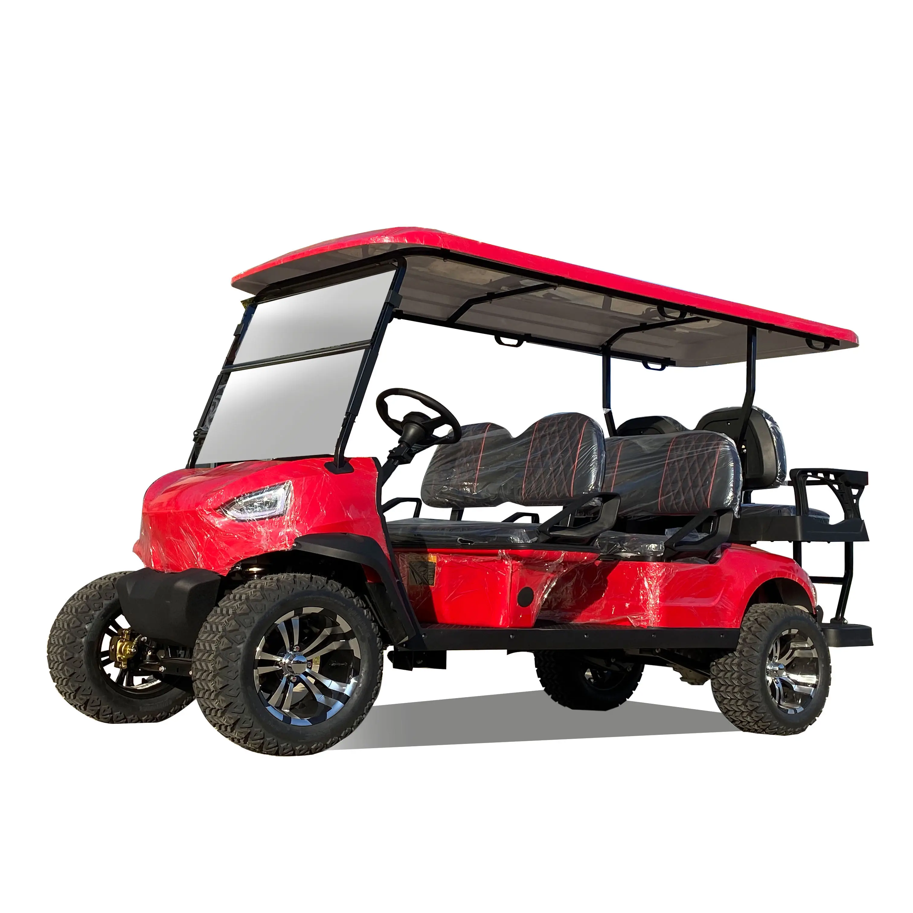 Brand New 4+2 Seater Electric Golf Cart For Outdoor Playground Off Road electric Golf Cart and hunting