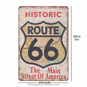 Fournisseur de premier plan : Plaque en métal émaillé vintage 20*30cm avec motifs de voitures rétro, décoration murale pour garage, garage de loisirs et salon - Product Image 3