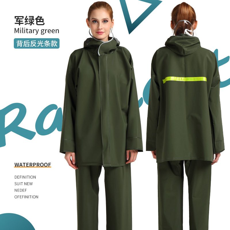 Vert-Bandes réfléchissantes à l'arrière