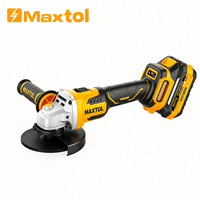 Meuleuse d'angle sans fil 20V personnalisée, sans balais, 125 mm, industrielle, pour la découpe du métal et du béton, batterie 4.0Ah