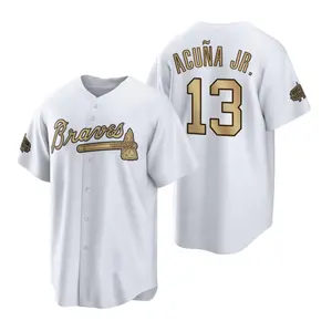 2023 Wholesale Cheap Stitched Baseball Jerseys Atlanta 13 Ronald Acuna Jr. 7 Swanson