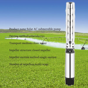 Bomba de Agua Híbrida de Energía Solar, Bomba de Agua Solar para Pozos Profundos, Bomba Sumergible de 30hp para Pozos Profundos - Product Image 2