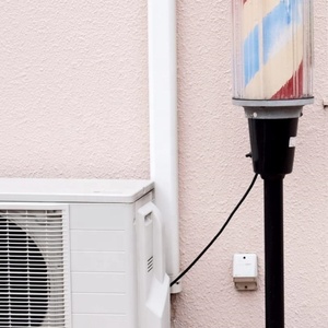 CVC ligne <span class=keywords><strong>cacher</strong></span> ac tuyau conduit couvercle en plastique mini Split Line Set couverture climatiseur PVC conduit droit tuyau couvrant les conduits - Product Image 5