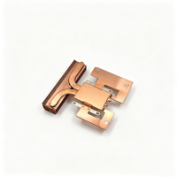 Refroidisseur de processeur MINI PC haute performance en cuivre pur, 2 caloducs, ailettes de 0,2 mm, 88,9x83,79x16,5 mm, dissipateur thermique personnalisé OEM ODM, MOQ 1 pièce
