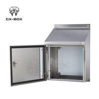 Boîtier de commande électrique extérieur personnalisé en acier inoxydable IP65 CE étanche, boîte de jonction