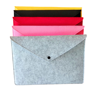 Bolsa de archivo de salida de fábrica, bolsa organizadora de información para estudiantes ecológica de fieltro de alta calidad opcional multicolor - Product Image 5