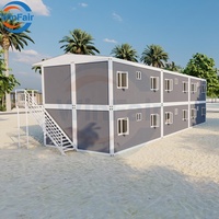 WinFair Modular 2 pisos Triángulo Costo Casa prefabricada Bungalow Construcción Prefabricada Auto 2 pisos Granny Flat Contained House Planes