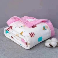 Nouvelles couvertures en coton biologique 100% pour bébé, vente chaude, couvertures de sécurité en mousseline pour bébé