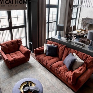 Factory Custom Fabric <b>Sofa</b> Italian Frosted Fabric Buster Sorento Living Room Small Apartment <b>Sofa</b> <b>Set</b> - Product Image 5