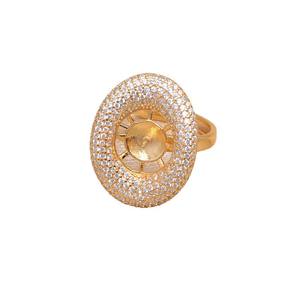 แหวนเงินแท้ S925 สำหรับผู้หญิง อุปกรณ์ DIY สไตล์หรูหราเบาๆ ไข่มุกเม็ดเดี่ยวขนาด 11-12 มม. บนฐานเปล่า รุ่น A6031 - Product Image 3