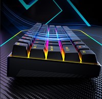 Mini Wired 61-keys ABS Keycaps 60 Percent Gaming Mechanical Keyboard Laptop Desktop Compatible Wholesale English Plastic