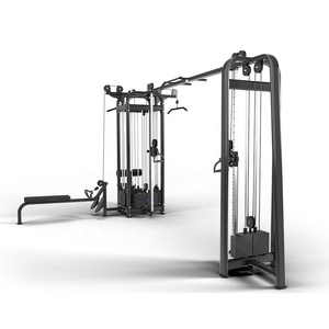 DGZ7001 Máquina de Gimnasio Multifuncional para <span class=keywords><strong>Fitness</strong></span>, Equipo de Ejercicio de 5 Estaciones con Carga de Pesas, Máquina de Gimnasio Tipo Jungle Gym de 5 Torres - Product Image 3
