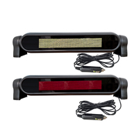 Señal rogramable de 7x50 píxeles para coche, señal de 12x50 píxeles para vehículo