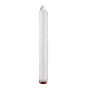20-Inch Microporous Pleated Filter Cartridge With 226 Triangular Tip For Water Purification And Wastewater Treatment - Product Image 4