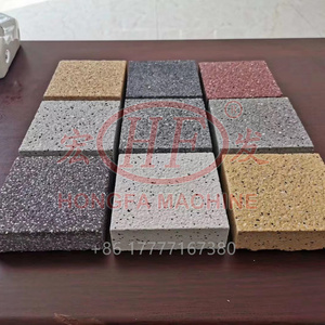 Terras Buiten <span class=keywords><strong>Terrazzo</strong></span> Tegel Maken Machines Dubbele Lagen Tegelpers Machines