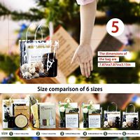 Boîte cadeau en plastique transparent de luxe, sac à main en PVC transparent, emballage rigide, sac de transport avec poignée, présentoir de vente au détail, sac de rangement
