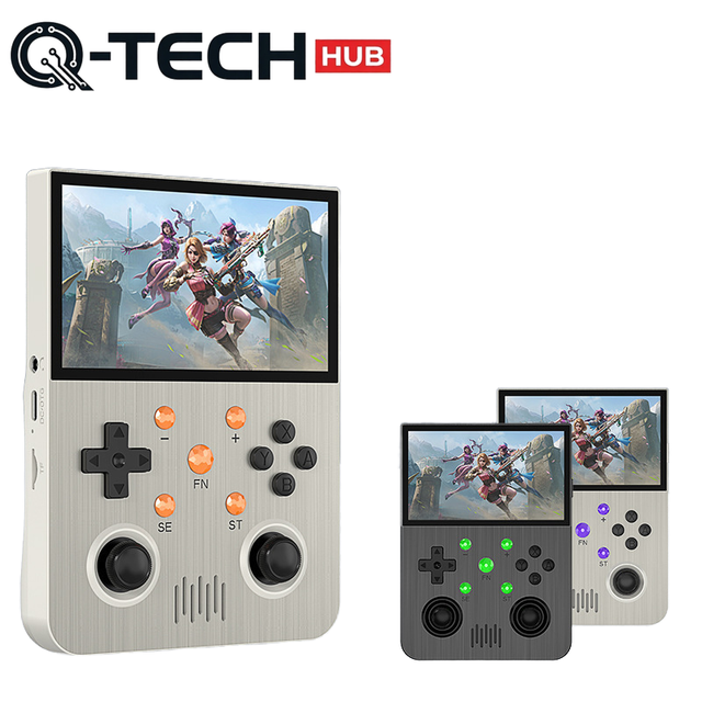 Lanxinda G30 4.3 Inch Retro Handheld Game Console 10000+ Built-in Games Dual 3D Joystick Quad-core Processor Linux OS 3000mAh