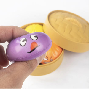 2026 Popular Baozi Juguete de Descompresión y Amasamiento con Música, Diseño de Dibujos Animados Bonito, de Simulación de Comida para Aliviar el Estrés, de Recuperación Lenta - Product Image 5