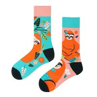 Chaussettes de tous les jours en tricot à motifs asymétriques unisexes Creative Cool Funny & Funky Socks