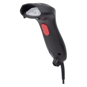 Lector de códigos de barras para códigos lineales y bidimensionales USB IDATA LS 2D COM Negro y Rojo 179775 - Product Image 1