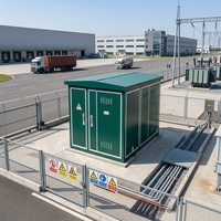 Sous-station Modulaire Compacte Triphasée 11kV à Double Enroulement, Système de Distribution Électrique Haute Efficacité, Fabricant OEM