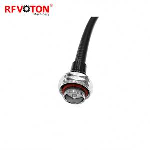 Rfvoton rf connector pigtail 7-16 din plug ke 1-5-8 untuk 1/2 Super fleksibel cable assembly - Product Image 5