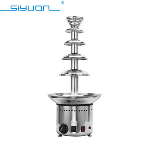 Machine à <span class=keywords><strong>fontaine</strong></span> de chocolat rotative à 5 couches, pot chaud Commercial, arrosoir pour buffet d'hôtel, cascade - Product Image 1