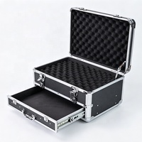 Caja de Transporte de Herramientas de Aluminio Protectora e Impermeable para Equipo de Almacenamiento