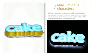 Insegne a LED per Facciate di Centri Commerciali, Lettere Canalizzate Montate su Guida, in Acciaio Inox e Acrilico, Alta Luminosità, IP65 Impermeabile, per Interni/Esterni - Product Image 5