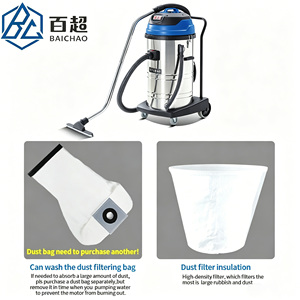 <span class=keywords><strong>Aspirateur</strong></span> industriel électrique portatif Baichao BF502A pour canisters de café, impression UV, utilisation humide et sèche - Product Image 2