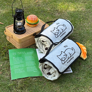 Grand tapis de pique-nique pliable personnalisé en tissu Oxford imperméable été herbe parc randonnée Camping tapis extérieur plage couverture <span class=keywords><strong>matelas</strong></span> - Product Image 5
