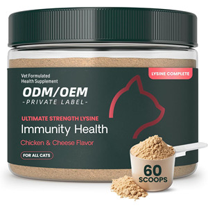 <span class=keywords><strong>Poudre</strong></span> de <span class=keywords><strong>Lysine</strong></span> <span class=keywords><strong>pour</strong></span> la Santé Immunitaire des Chats et des Chatons - Complément de Soutien Nasal Immunitaire, Soulage les Éternuements, le Nez qui Coule et les Yeux Larmes - Product Image 6