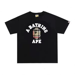 T-<span class=keywords><strong>shirt</strong></span> imprimé Bapees tendance pour homme, version haute qualité 1:1, collection 2026, motif lettres, style créateur, vente chaude - Product Image 3