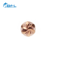 BFL de carburo sólido 6 flautas Ball Nose End Mill router bits cnc