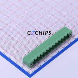 KF2EDGVM-5.0-12P Plug-in Terminal Block Through hole,P=5mm Connector Board-to-Board / Socket - Closed Screw Fixing 1x12P 5mm - Product Image 1