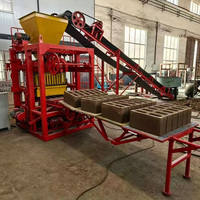 Machine à fabriquer des briques QT4-24, multifonctionnelle, usine source OEM pour matériaux de construction, briques