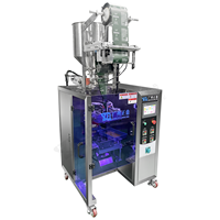 Machine d'emballage de liquides et pâtes visqueuses à 4 soudures latérales, simple voie, 1g-100g, pour gel douche, shampoing, sauce, moutarde, usage hôtelier et voyage