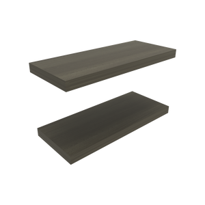Floating <b>Shelves</b> Olive 2 <b>Shelves</b> 1.50 In H <b>Wall</b> <b>Mount</b> Display Storage - Product Image 4
