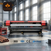 Printer Eco Solvent 2 Head Stabil dengan Print Head Epson I3200 XP600, Produksi Cepat, Peralatan Printer untuk Toko Percetakan Kecil