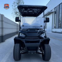 Voiturette de golf électrique personnalisée 6 places 72V avec pneus tout-terrain de 14 pouces certifiée CE EEC