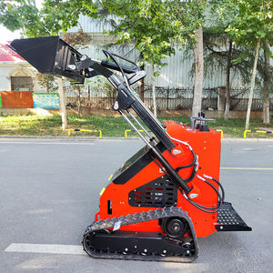 Chine Mini Skid Steer Loader Moteur Diesel Pompe Hydraulique 1 An de Garantie Triangle Crawler Haute Qualité Livraison Gratuite - Product Image 1