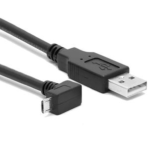 90 Derece Açılı Mikro USB Veri Kablosu USB 2.0 A Erkek - Mikro Fiş Yüksek Hızlı Şarj Cihazı PS4 Kontrol Cihazı Cep Telefonu Kablosu - Product Image 5