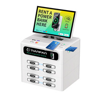Nouveaux produits : Station de location de batteries externes partagées à 8 emplacements, Kiosque de recharge NFC 6POS pour salle de sport et bar