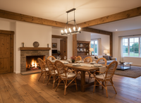Ensemble de salle à manger en rotin JAVA, design asiatique traditionnel, mobilier confortable pour la maison, la villa, l'hôtel, Indonésie