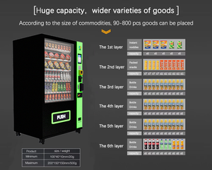 Máquina Expendedora de Bebidas y Snacks de Doble Temperatura, Gran Capacidad, Uso en Oficinas y Cafeterías, Gestión de Inventario - Product Image 4