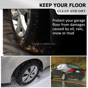 Tapis <span class=keywords><strong>de</strong></span> sol <span class=keywords><strong>de</strong></span> garage imperméable pour sous la voiture, tapis <span class=keywords><strong>de</strong></span> confinement robuste <span class=keywords><strong>de</strong></span> 7'9 "x 18 'avec raclette <span class=keywords><strong>de</strong></span> sol gratuite, protège le sol du garage - Product Image 3