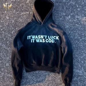 Customizable Double-Layer No <b>String</b> Hoodie Streetwear Heavyweight Silk Screen Printed Distressed Vintage Acid 100% Cotton Hooded - Product Image 5